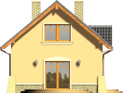 Фасад дома AFH-5522-95 Фасад дома AFH-5522-95